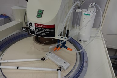 Flucto-CMP system used in tandem with Araca SIS on a polisher